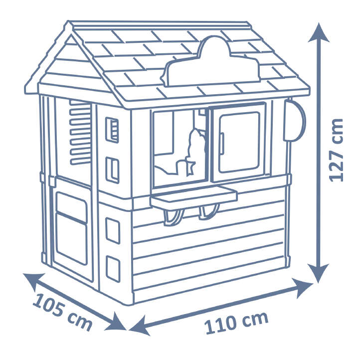 Smoby Life Spielhaus Sweety Corner